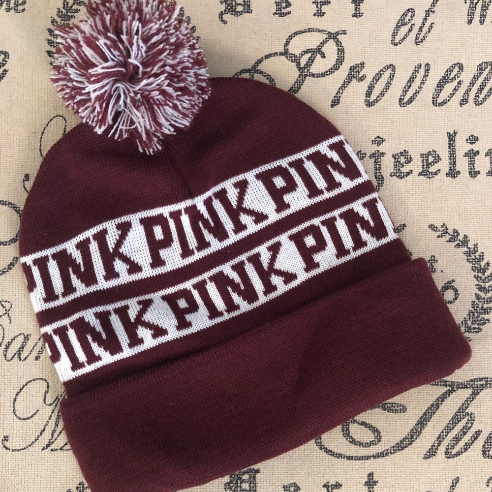 NWOT VS PINK Beanie Winter Hat